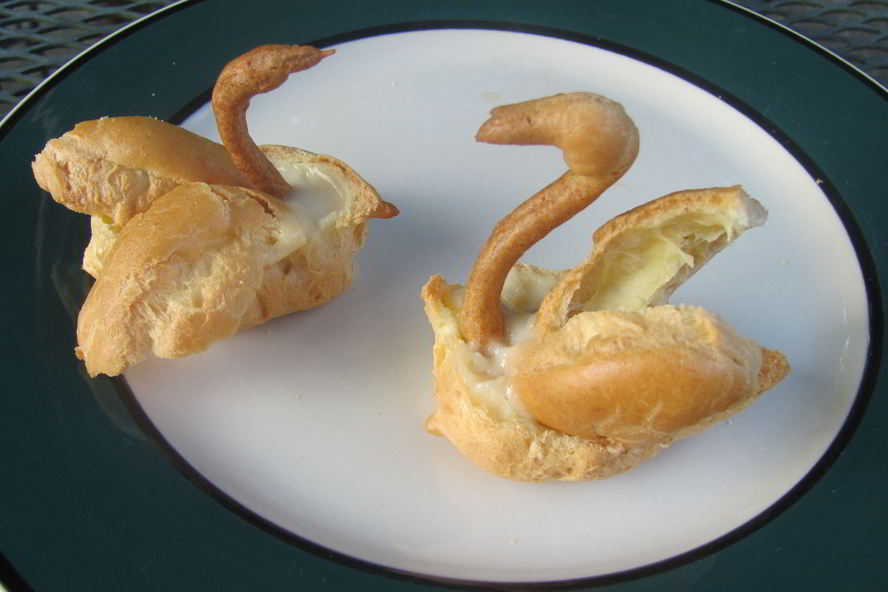 Рецепт заварные пирожные лебеди