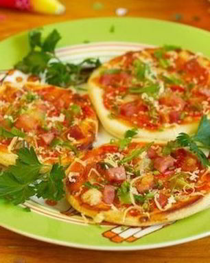 Быстрая мини-пицца