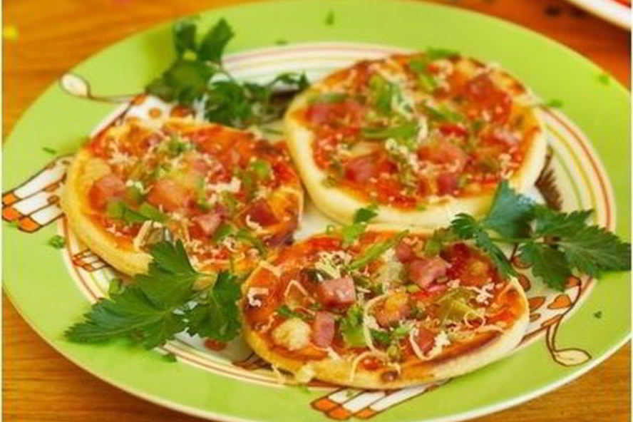 Рецепт быстрая мини-пицца