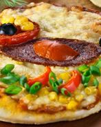 Детская пицца Птичка