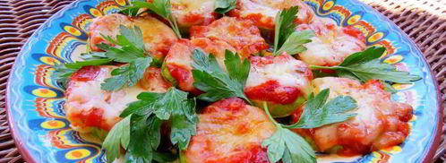 мини-пиццы на кабачке. Шаг 5