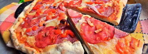 пикантная пицца с чоризо и тремя сырами. Шаг 22