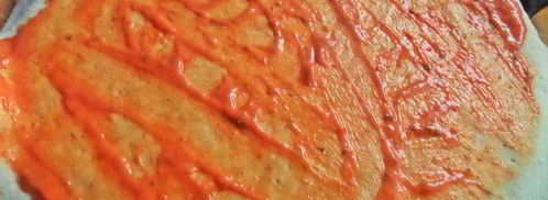 пикантная пицца с чоризо и тремя сырами. Шаг 7