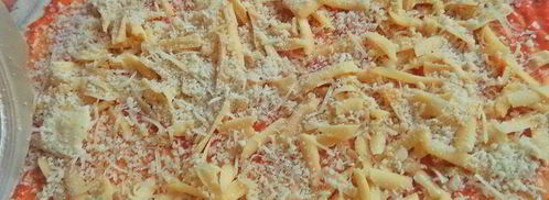 пикантная пицца с чоризо и тремя сырами. Шаг 10