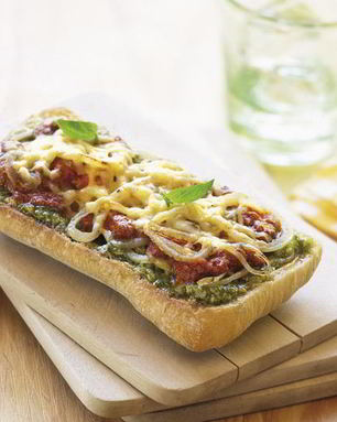 Пицца из батона