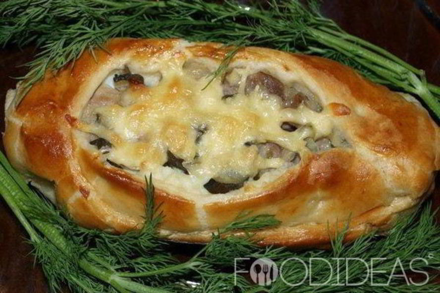 Рецепт пицца лодочки на слоеном тесте