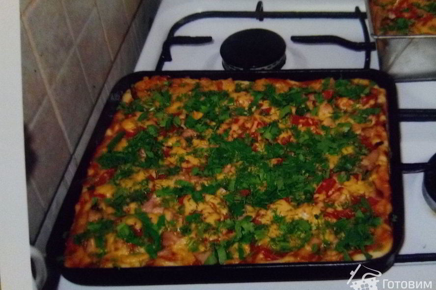 Рецепт пицца любимая