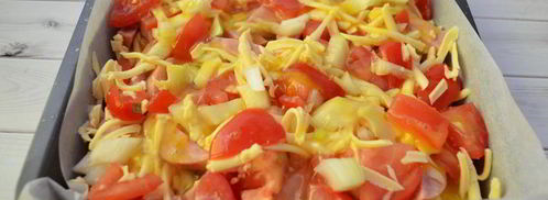 пицца на хлебе. Шаг 5