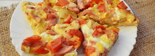 пицца на хлебе. Шаг 6