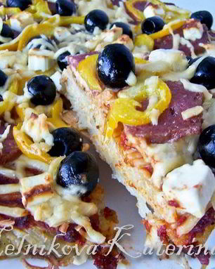 Пицца на спагетти Spaghetti Pizza