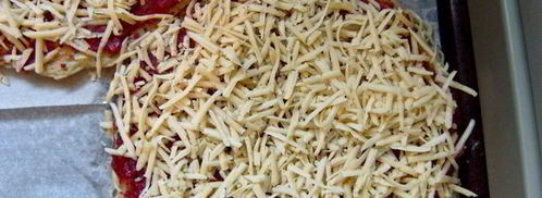 пицца на спагетти spaghetti pizza. Шаг 5