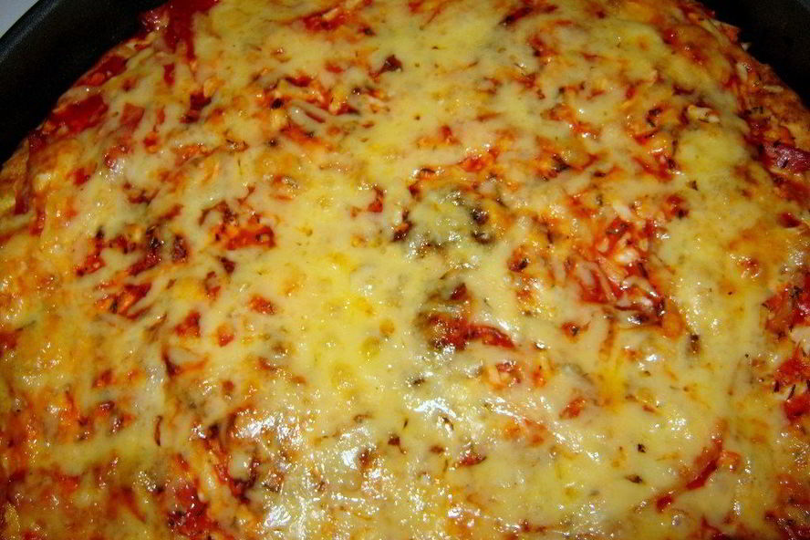 Рецепт пиццы ны творожнома тесте