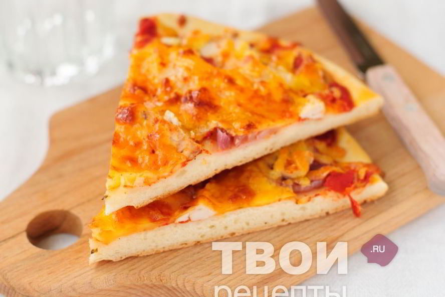 Рецепт пицца с ананасами