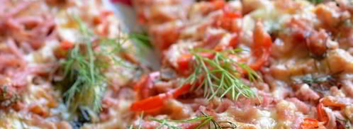 пицца с баклажанной икрой. Шаг 10