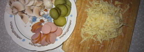 пицца с грибами на дрожжевом тесте. Шаг 7