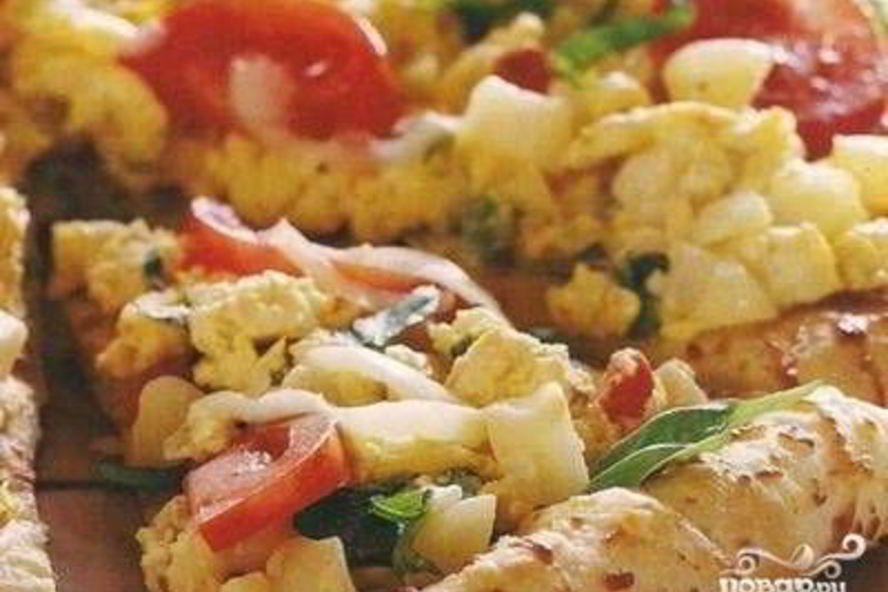 Рецепт пицца с картошкой и курицей