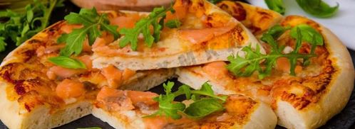 пицца с красной рыбой семгой на дрожжевом тесте. Шаг 25