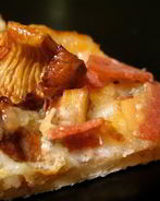 Пицца с лисичками