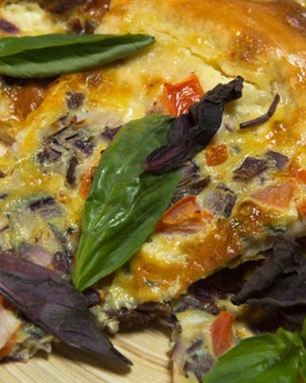 Пицца с омлетом