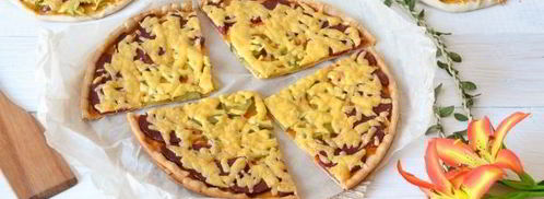 пицца с солеными огурцами. Шаг 14