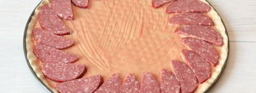 пицца с солеными огурцами. Шаг 6