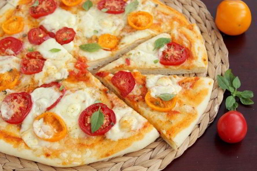 Рецепт пицца с сыром скаморца