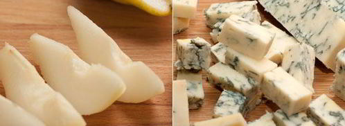 пицца с тыквой, грушей и горгонзолой. Шаг 3