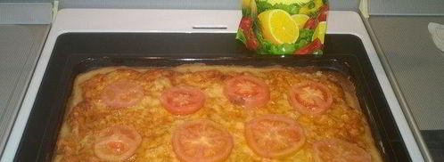 пицца с вареной колбасой. Шаг 8