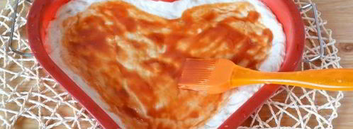 пицца-сердце с ветчиной и сыром. Шаг 16