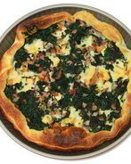 Пицца со шпинатом