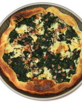 Пицца со шпинатом