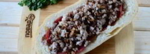 пицца в батоне. Шаг 5