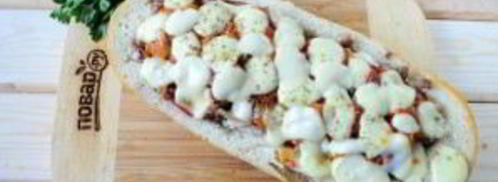 пицца в батоне. Шаг 8