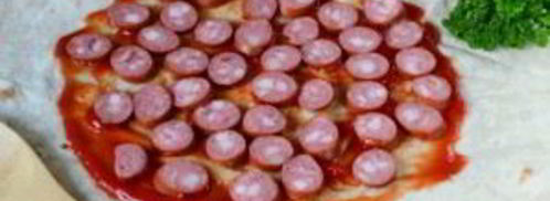 пицца в лаваше на сковороде. Шаг 3