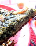 Сырная пицца на хлебе