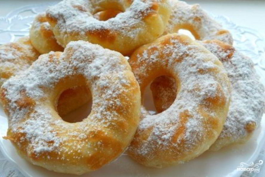 Рецепт пончики на кефире