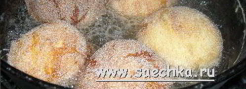 пончики с творогом. Шаг 11