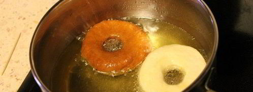 пончики в глазури из маршмеллоу. Шаг 4