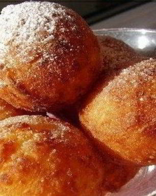 Пышные cырные пончики