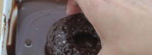 шоколадные пончики. Шаг 6