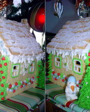 Имбирный пряничный домик