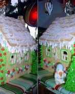 Имбирный пряничный домик