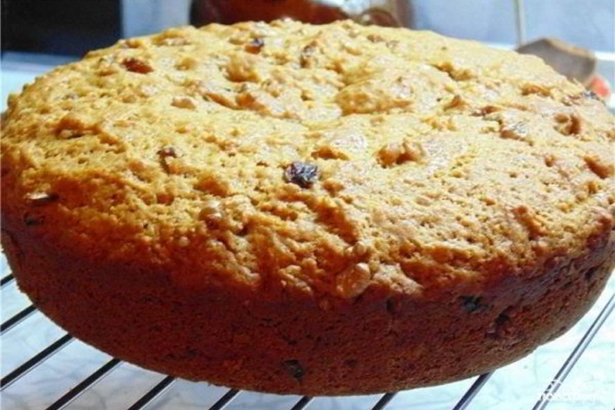 Рецепт коврижка с орехами и изюмом