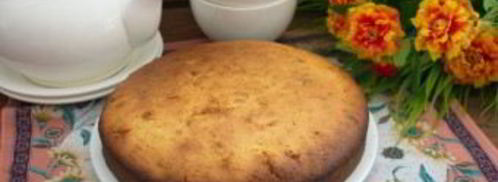 коврижка с вареньем на кефире. Шаг 7