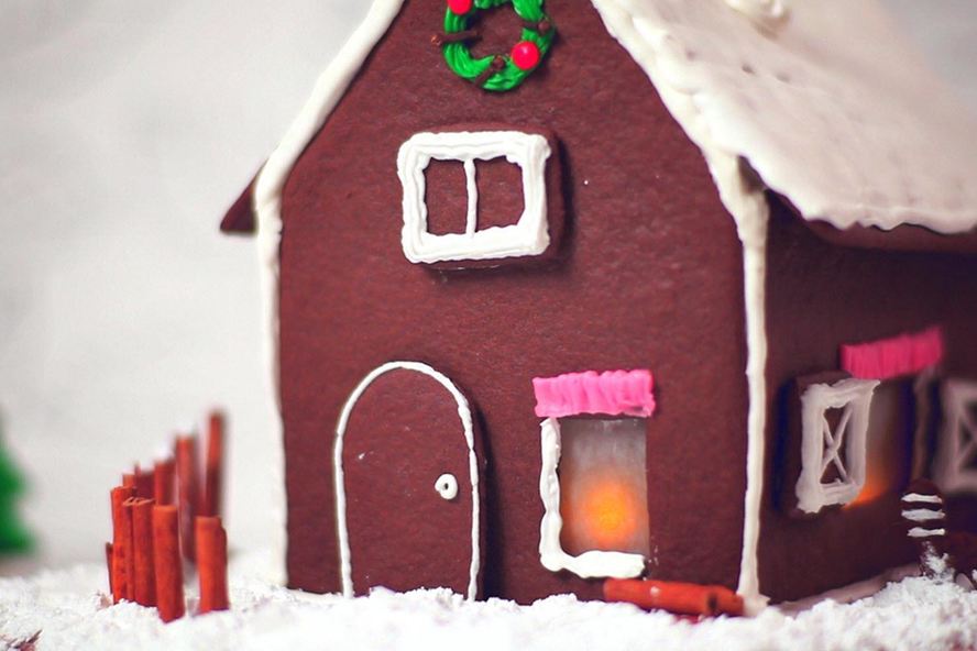 Рецепт новогодний пряничный домик