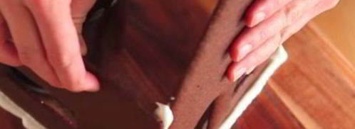 новогодний пряничный домик. Шаг 7