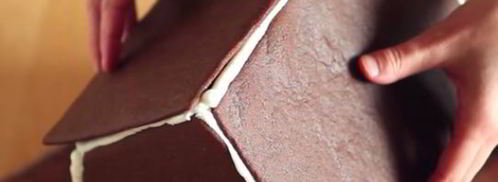 новогодний пряничный домик. Шаг 9