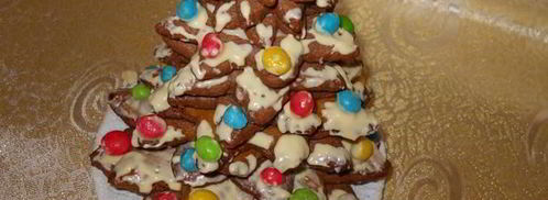 пряничная елочка яркие огни. Шаг 15