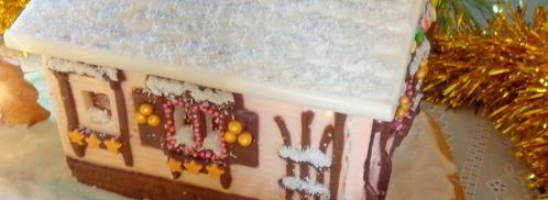 шоколадно-пряничный домик. Шаг 11