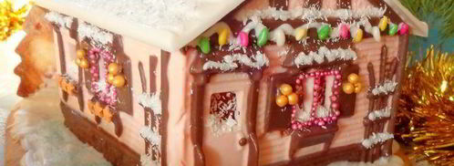 шоколадно-пряничный домик. Шаг 12